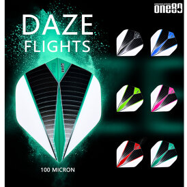 one80 Dart Daze Dart Flight Dartflights mit one80 Logo Blau Lukas Wenig