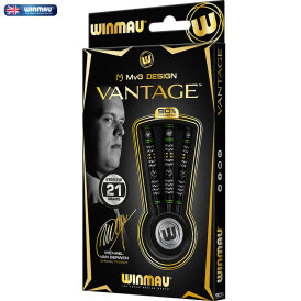 Winmau Steel Darts MvG Michael van Gerwen Vantage 90% Tungsten Steeltip Dart Steeldart 21 g