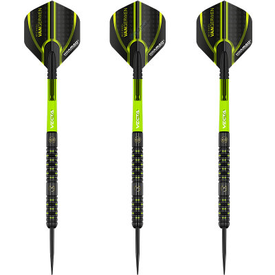 Winmau Steel Darts MvG Michael van Gerwen Adrenalin 90% Tungsten Steeltip Dart Steeldart 25 g