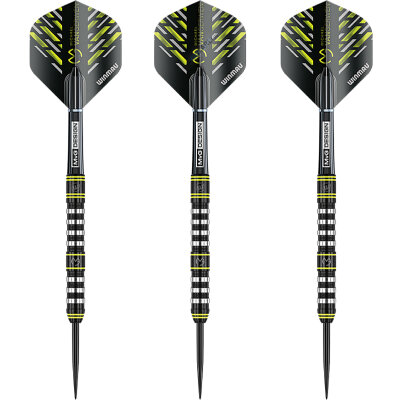 Winmau Steel Darts MvG Michael van Gerwen Assault 90% Tungsten Steeltip Dart Steeldart 23 g
