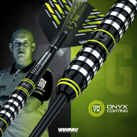 Winmau Steel Darts MvG Michael van Gerwen Assault 90% Tungsten Steeltip Dart Steeldart 23 g