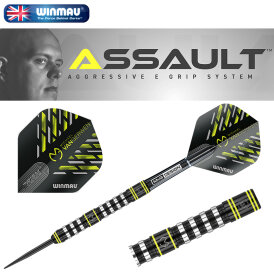 Winmau Steel Darts MvG Michael van Gerwen Assault 90% Tungsten Steeltip Dart Steeldart 25 g