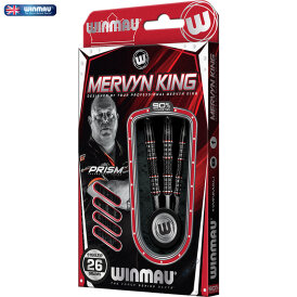 Winmau Steel Darts Mervyn King Special Edition 90% Tungsten Steeltip Dart Steeldart 26 g