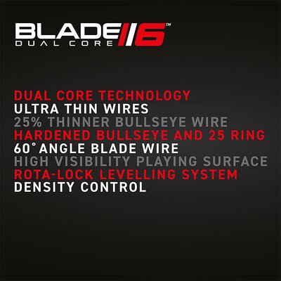 Winmau Blade 6 Dual Core Dartscheibe Bristle Dart Board Dartboard Turnierboard