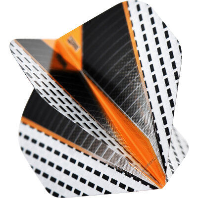 one80 Dart Daze Grafik Dart Flight Dartflights mit one80 Logo Orange