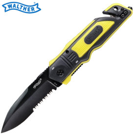 Walther Emergency Rescue Knives, schwaz-gelb Klappmesser Messer Walther ERK Gelb
