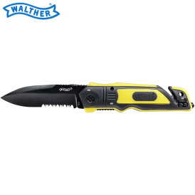 Walther Emergency Rescue Knives, schwaz-gelb Klappmesser Messer Walther ERK Gelb