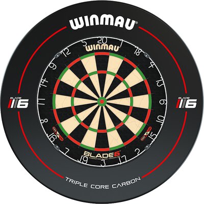 Winmau Blade 6 Bristle Dartboard Turnierboard Dartscheibe und Surround Design 2021 frei wählbar