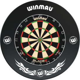 Winmau Blade 6 Bristle Dartboard Turnierboard Dartscheibe und Surround Design 2021 frei wählbar