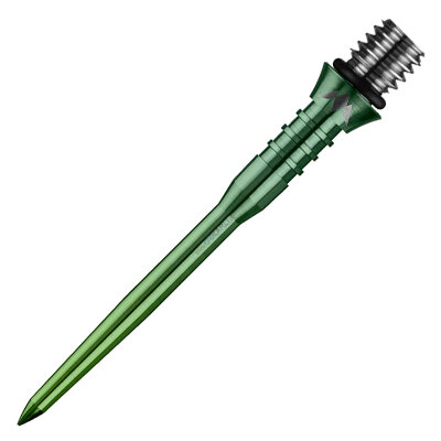 Mission Dart Steel Tip Titan Pro Titanium Conversion Dart Points Dart Wechsel- Spitzen Schraubspitzen Grün Groved Point 34 mm