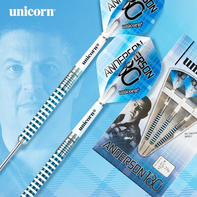 Unicorn Steel Darts Gary Anderson 180 Special Edition 90% Tungsten Steeltip Darts Steeldart 2021 25 g