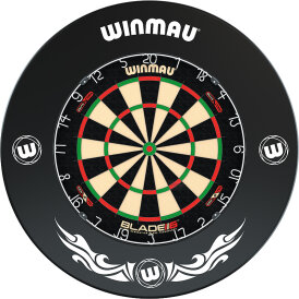Winmau Blade 6 Dual Core Bristle Dartboard Turnierboard Dartscheibe und Surround Design 2021 frei wählbar