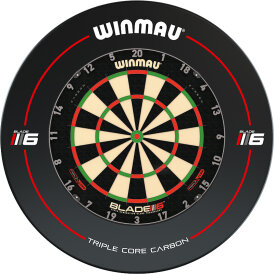 Winmau Blade 6 Triple Core Bristle Dartboard Turnierboard Dartscheibe und Surround Design 2021 frei wählbar