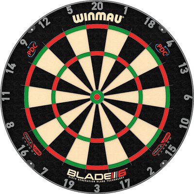 Winmau Blade 6 Triple Core Bristle Dartboard Turnierboard Dartscheibe und Plain Surround Design 2021 frei wählbar