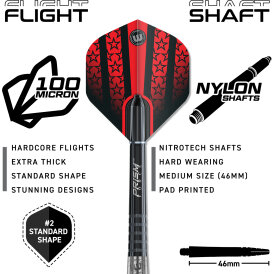 Winmau Soft Darts Joe Cullen 90% Tungsten Softtip Dart Softdart
