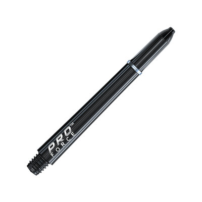 Winmau Pro-Force Dart Shaft Dartshaft mit Edelstahl Ring 2021 M Mittel Schwarz