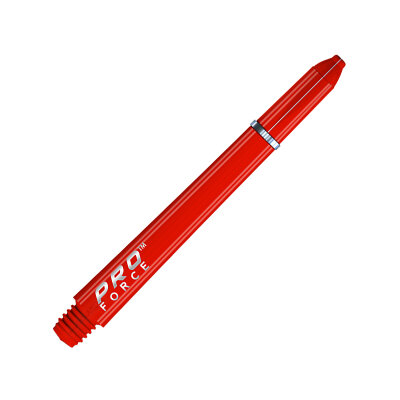 Winmau Pro-Force Dart Shaft Dartshaft mit Edelstahl Ring 2021 M Mittel Rot