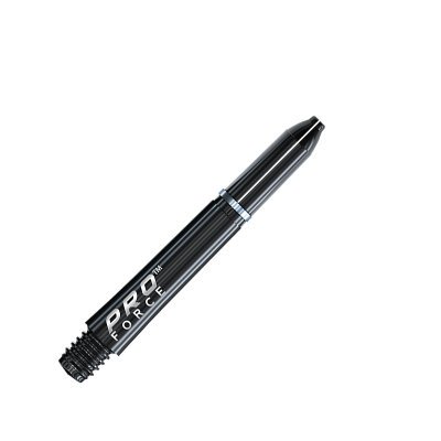 Winmau Pro-Force Dart Shaft Dartshaft mit Edelstahl Ring 2021 S Kurz Schwarz