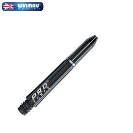 Winmau Pro-Force Dart Shaft Dartshaft mit Edelstahl Ring 2021 S Kurz Schwarz