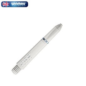 Winmau Pro-Force Dart Shaft Dartshaft mit Edelstahl Ring 2021 S Kurz Weiß