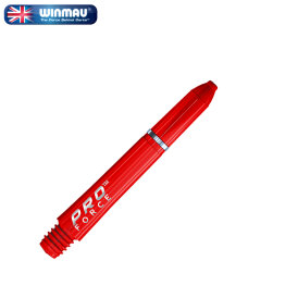 Winmau Pro-Force Dart Shaft Dartshaft mit Edelstahl Ring 2021 S Kurz Rot
