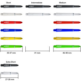 Winmau Pro-Force Dart Shaft Dartshaft mit Edelstahl Ring 2021 S Kurz Blau
