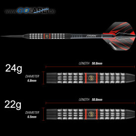Winmau Steel Darts Sicario 90% Tungsten Steeltip Dart Steeldart 26 g