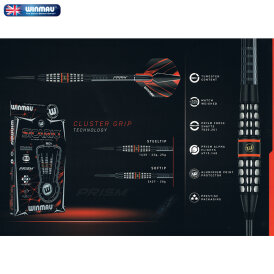 Winmau Steel Darts Sicario 90% Tungsten Steeltip Dart Steeldart 21 g