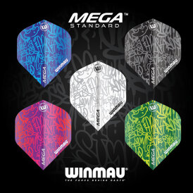 Winmau Mega Standard Dart Flight Dartflight in verschiedenen Designs 2021