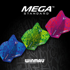 Winmau Mega Standard Dart Flight Dartflight in verschiedenen Designs 2021
