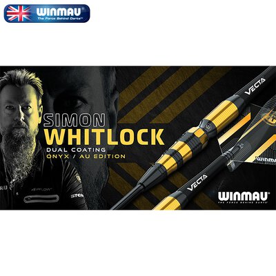 Winmau Steel Darts Simon Whitlock Spezial Special Edition Gold Steeltip Dart Steeldart 90% Tungsten 21 g