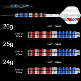 Winmau Steel Darts Wildcats 90% Tungsten Steeltip Dart Steeldart 24 g