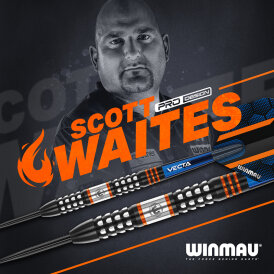 Winmau Steel Darts Scott Waites 90% Tungsten Steeltip Dart Steeldart 22 g