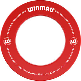 Winmau Blade 6 Dual Core Bristle Dartboard Turnierboard Dartscheibe und Surround Rot
