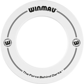 Winmau Blade 6 Dual Core Bristle Dartboard Turnierboard Dartscheibe und Surround Weiß