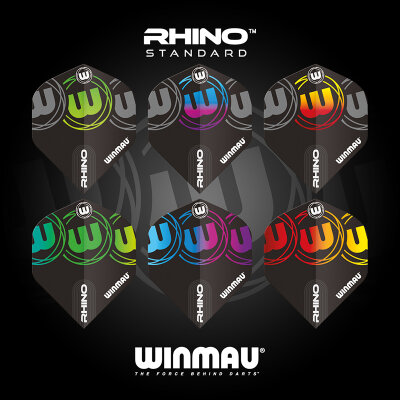 Winmau Rhino Standard Dart Flight Dartflight Designs 2021 Design 2