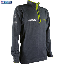 Winmau Darts MvG Michael van Gerwen Pro-Line Alpine Top Pullover Player Shirt Langarm Dart Shirt Trikot Design 2021 Größe S