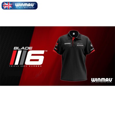 Winmau Darts Pro-Line Blade 6 Shirt Matchshirt Dart Shirt Trikot Design 2021 Größe 2XL