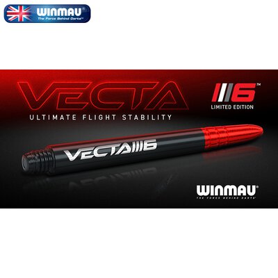 Winmau Vecta Blade 6 Shaft Composite mit leichtem aluminiumlegierten Top Limited Edition