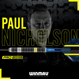 Winmau Steel Darts Paul Nicholson 90% Tungsten Steeltip Dart Steeldart 22 g