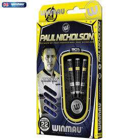 Winmau Steel Darts Paul Nicholson 90% Tungsten Steeltip Dart Steeldart 22 g