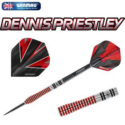 Winmau Steel Darts Dennis Priestley S.E. 90% Tungsten Steeltip Dart Steeldart 22 g