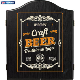 Winmau Beer Design Dartboard Cabinet Dartschrank Holz