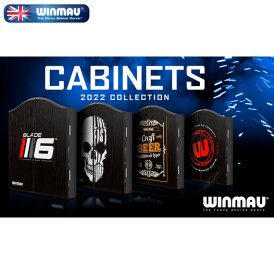 Winmau Beer Design Dartboard Cabinet Dartschrank Holz