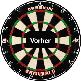 Designa Metall-Zahlenring für Bristle Boards Dartscheiben kompletter Außenring