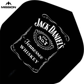 Mission Dart JACK DANIELS Flights Nr.2 Std. JD Logo Dartflights verschiedene Designs