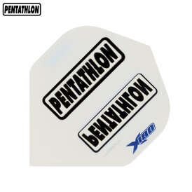 Pentathlon Dart Flight HD180 Standard Transparent Window Weiß transparent