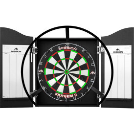 Mission Dart Torus 270 Light Sandgestrahlt Schwarz Dartboard Light Dartboardbeleuchtung Dartscheiben Licht