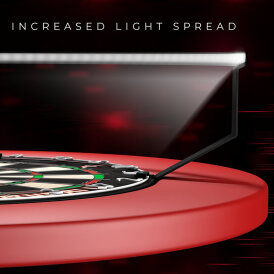Mission Dart Torus 270 Light Sandgestrahlt Schwarz Dartboard Light Dartboardbeleuchtung Dartscheiben Licht