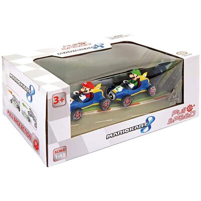 Pull & Speed Mario Kart 2er Pack Aufziehauto Rennauto